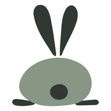 Funny Rabbit for your design Illustrazione stock