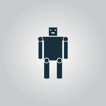 Funny robot Stock Illustration