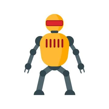 Funny  robot Stock Illustration
