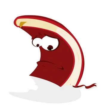 Funny sad book Stock Illustration