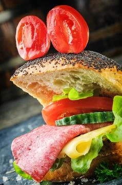 Funny sandwich Foto stock