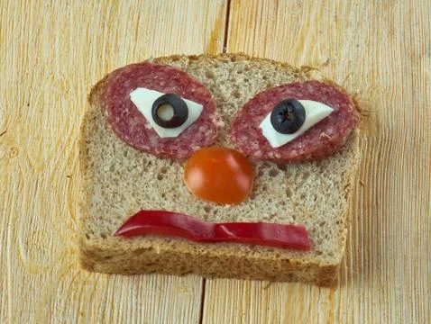 Funny sandwich Foto stock