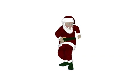 Funny Santa Claus is danced Video stock 95579791