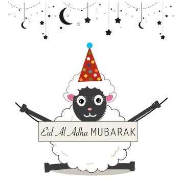 Funny sheep Stock Illustration