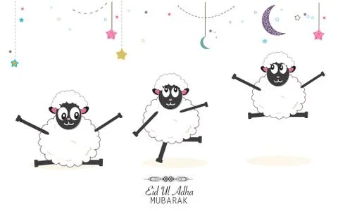 Funny sheep Stock Illustration