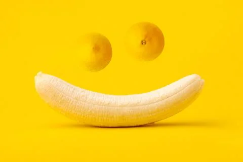 Funny smiling muzzle Foto stock