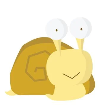 Funny snail Stock Illustration