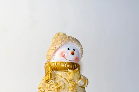 Funny snowman Stock Photos