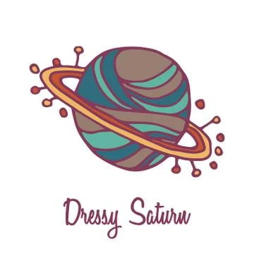 Funny Space Symbol Stock Illustration