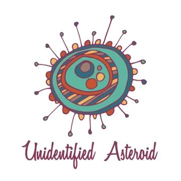 Funny Space Symbol Stock Illustration