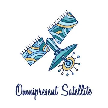 Funny Space Symbol Stock Illustration
