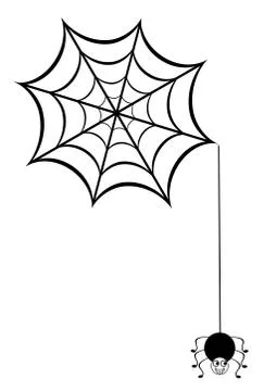 Funny spider Stock Illustration