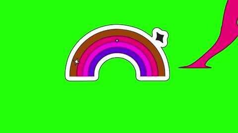 Funny Stickers – 4K Animated Pack with Green Screen Background Stock Footage 321968188