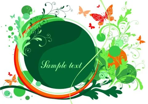 Funny summer design Stock Illustration