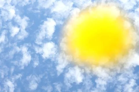 Funny sun Stock Photos