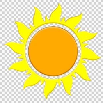 Funny sunshine illustration. Stock Illustration