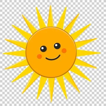 Funny sunshine illustration. Stock-Illustration