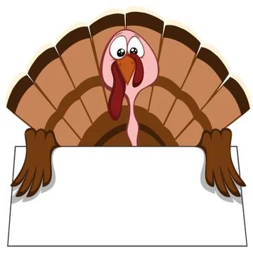 Funny turkeys Stock Illustration