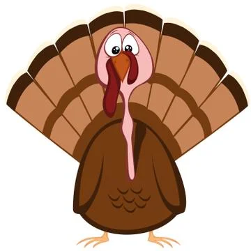 Funny turkeys Stock Illustration