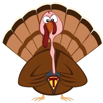 Funny turkeys Stock Illustration