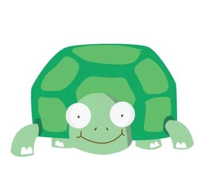 Funny turtle Stock Illustration