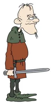 Funny varlet Stock Illustration