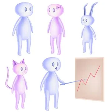 Funny vector Characters Stock Illustration