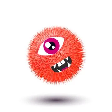 Funny vector monster Stock Illustration