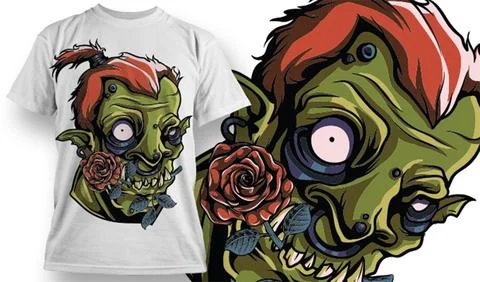 Funny vector t-shirt design Stock Illustration