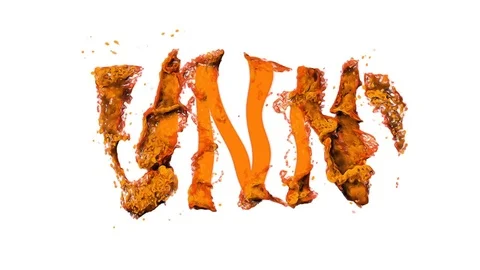 Funny. vivid animation of words on an isolated background Stock Footage 85004341