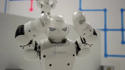 funny dancing robot