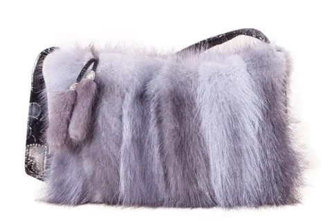 Fur bag Stock Photos