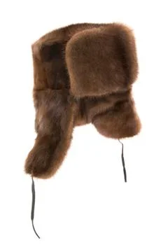 Fur cap 스톡 사진