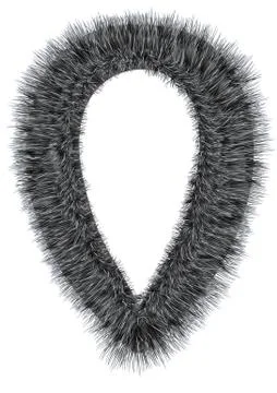Fur collar Stock Illustration