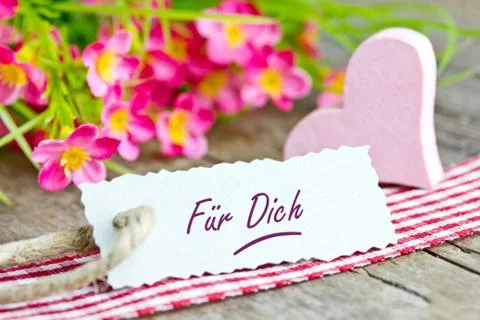 Für dich Stock Photos
