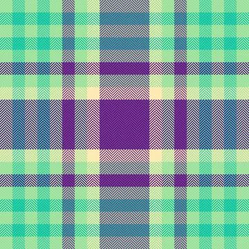 Fur fabric vector check, wrapping seamless textile pattern. Skill tartan te.. イラスト素材