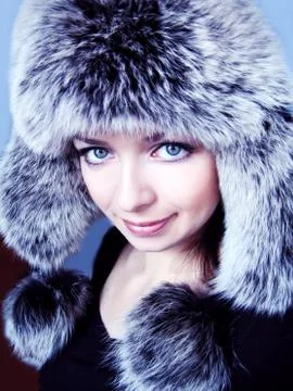 Fur hat Stock Photos