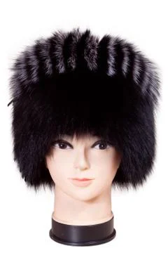 Fur hat Stock Photos