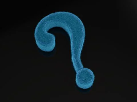 Fur question symbol Stock Illustration