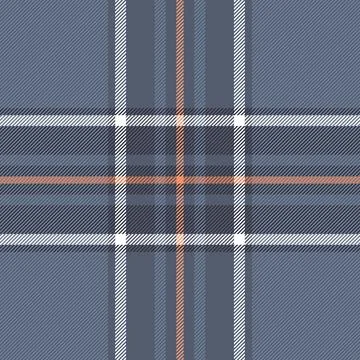 Fur textile fabric vector, scottish pattern background plaid. Cowboy textur.. Stock Illustration