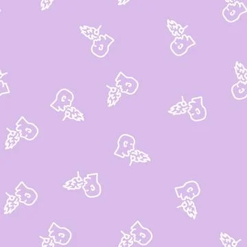 Fure show performing line vector seamless pattern イラスト素材