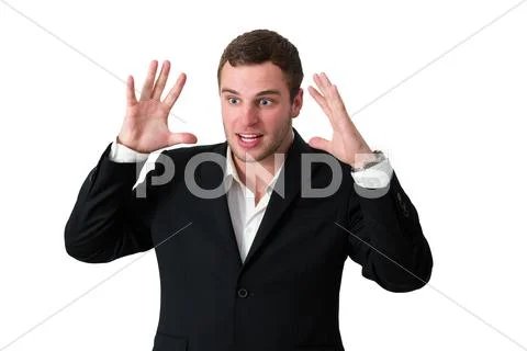 Furious businessman Stock Photos