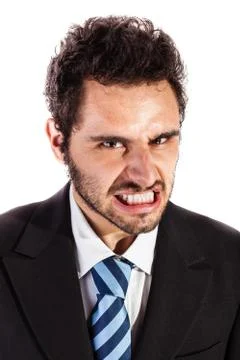 Furious businessman Stock Photos
