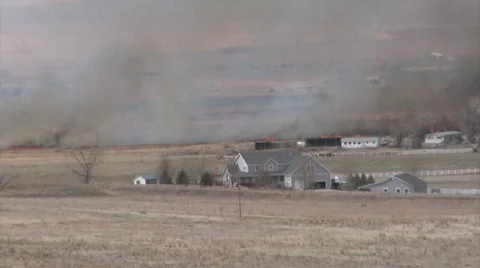 Furious Flames Stock Footage 54747212