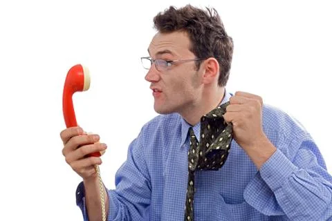 Furious man 스톡 사진