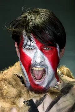 Furious man portrait Stock Photos