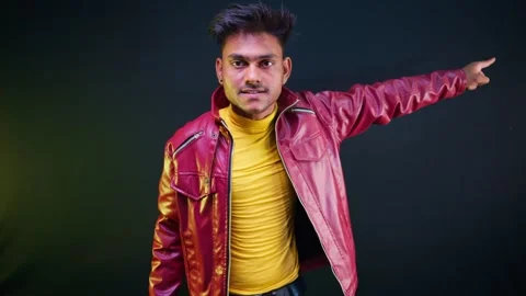 Furious man stands with anger demand to leave premises Stock Footage 301440313