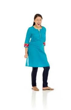 Furious model screaming Stock Photos