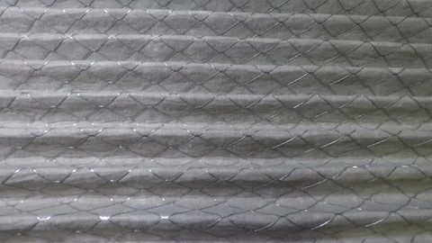 Furnace Filter covered with  dust, debris  , dirt Stock Footage 138619461