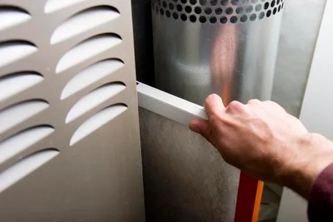 Furnace filter Stock Photos